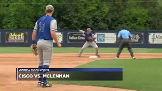 McLennan Baseball continues streak with sweep of Cisco [upl. by Isiah]