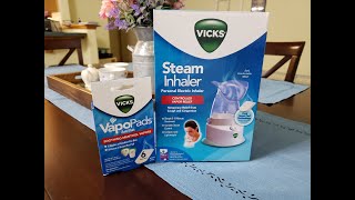 Vicks Steam Inhaler English Demonstration [upl. by Atteselrahc196]