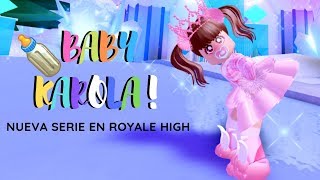 ROYALE HIGH🏰 BABY KAROLA VA A LA ESCUELA DE PRINCESAS  ROBLOX [upl. by Christiansen]