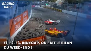 F1 F2 F3 IndyCar le récap de la reprise   RACING CAFÉ [upl. by Hebert]