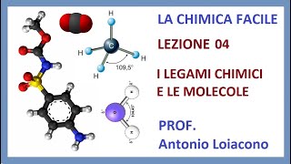 LA CHIMICA FACILE  Lezione 04  I legami chimici [upl. by Eitak317]