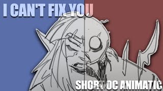 I Cant Fix You  Short OC Lore Animatic [upl. by Alaikim]