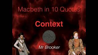 Macbeth in 10 Quotes Context [upl. by Dyana]