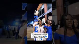 Spelman College Zeta Phi Beta 💙🤍🕊️ [upl. by Siver]