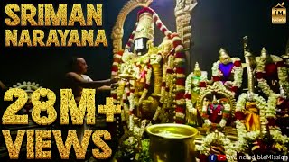 SrimanNarayana  Devotional 4K Video Song  Feat Nithyasree Mahadevan [upl. by Francisco]