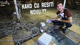 Elektro instalacija na tavanu SMETA za novi krov Epizoda 7 [upl. by Doownel538]