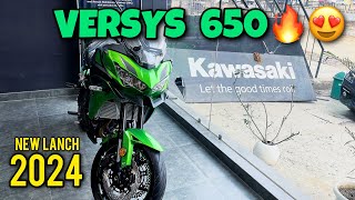 New 2024 Kawasaki VERSYS 650🔥Complete information🔥Review amp Facelift [upl. by Haggerty]