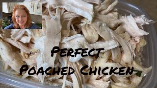 How to Poach Chicken  Perfect Poached Chicken Breast for Shredding [upl. by Mollee]