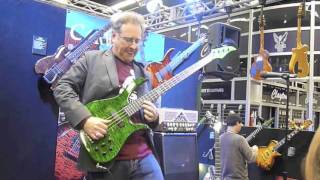 Brian Bromberg Carvin Booth NAMM 2012 [upl. by Nuj]