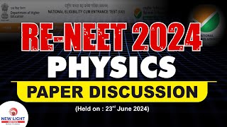 LIVE RENEET EXAM 2024  PHYSICS PAPER DISCUSSION  MISHRA SIR  NEW LIGHT NEET neet2024 [upl. by Kcirrem]