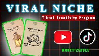 Viral Faceless TikTok Niche  Viral Intuition Test Niche  How to make Videos [upl. by Bengt]