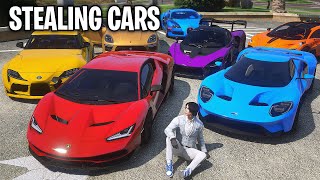 I Spent 50 Hours Stealing Cars in GTA 5 RP [upl. by Hutson868]