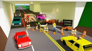 TUNNEL CRASH IN BROOKHAVEN RP [upl. by Dowell]