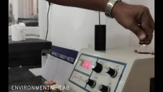 TURBIDITY TEST USING NEPHELOMETER  ENVIRONMENTAL ENGINEERING LAB  B Tech  civil water 4QMB Tech [upl. by Yahc626]