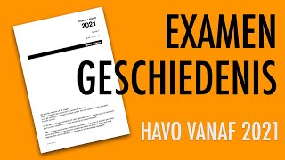 Examen geschiedenis havo vanaf 2021 [upl. by Lachman]