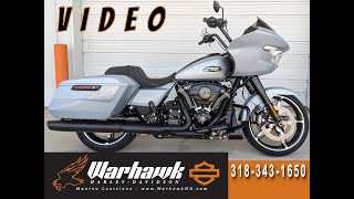 New 2024 Harley Davidson Road Glide in Atlas silver and black for sale [upl. by Itsud]