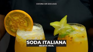 Como hacer Soda Italiana de Maracuyá y Lulo Super Fácil [upl. by Karry]