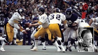 Super Bowl IX Steelers vs Vikings  Fleming amp Cope Dubbed wTV Broadcast [upl. by Juley]