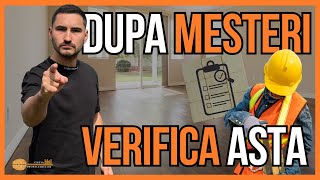 Ce verificam la un apartament finisat dupa mesteri 👷‍♂️🛠️ [upl. by Jordans]