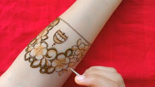 New Bridal Mehndi Design 2021  Mehers Henna [upl. by Buckden548]