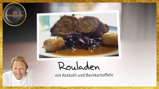 Björn Freitag  Rinderroulade mit Rotkohl amp Backkartoffeln [upl. by Anayd]