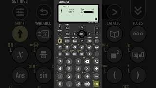 Solving Linear Simultaneous Equations With Two Unknowns On A Casio Classwiz fx991CW Calculator [upl. by Sproul]