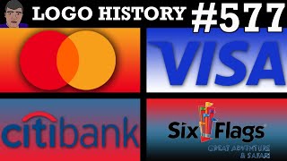 LOGO HISTORY 577  Visa Citibank Mastercard amp Six Flags Great Adventure [upl. by Kcirded]