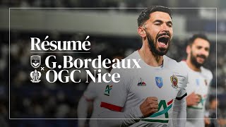 Résumé 16e CDF  Nice s’impose à Bordeaux 23 [upl. by Noicpecnoc]