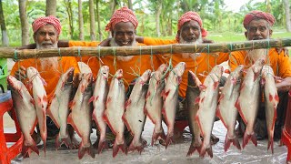 Boiled Pangas Fish Gravy Recipe  40 KG Pangasius Fish Cutting amp Cooking for Special People [upl. by Sedlik]