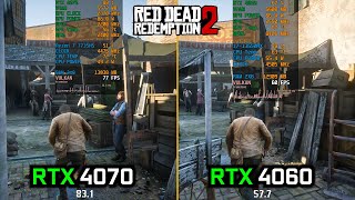 RTX 4060 Laptop vs RTX 4070 Laptop  Red Dead Redemption 2 [upl. by Kingston949]