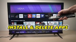 Hisense Vidaa Smart TV How to Install and Delete Apps [upl. by Alhan]