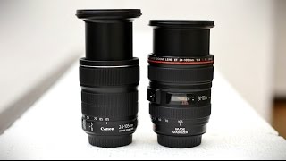 Canon 24105mm f3556 IS STM lens review with samples APSC and fullframe [upl. by Kipton]