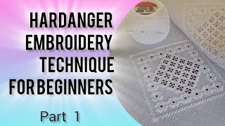 Hardanger embroidery technique  kloster blocks  eyelet embroidery  вишивка [upl. by Nrubyar628]