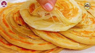 Karachi Famous Lachha Paratha Recipe  Multi Layered Paratha Recipe لچھا پراٹھا بنانے کا آسان طریقہ [upl. by Luis211]