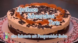 Aprikosen Schwarzbrottorte schnell selber machen [upl. by Odey337]