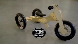 TRYBIKE first time testdrive by Muck 18 months [upl. by Brothers274]