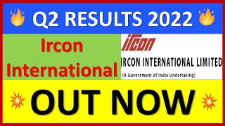 IRCON INTERNATIONAL q2 results 2022  IRCON INTERNATIONAL Share IRCON INTERNATIONAL Share News [upl. by Yelram]