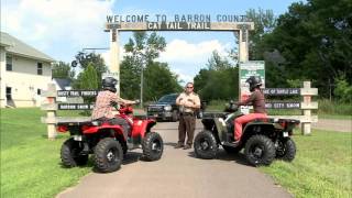 ATVing in Wisconsin  Four Wheels Four Counties  Barron County [upl. by Nomad452]