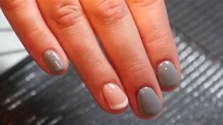 Gellak zetten  incl French Manicure met gel polish en rubber base [upl. by Assirialc]