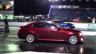 Lexus IS350 vs Ford Mustang GT V8 [upl. by Einnalem993]