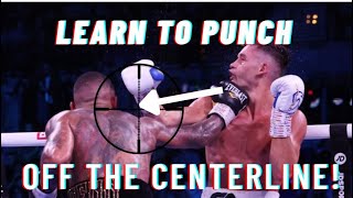 How to punch off the centerline for beginners in boxing [upl. by Evilc649]