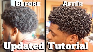 Mens Curly Hair Tutorial pt2  Define Curls Natural Hair [upl. by Chae]