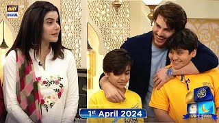 Shan e Suhoor  Ahsan Khan with Kids  1st April 2024  ARY Digital [upl. by Miof Mela]