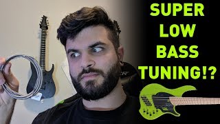 Super Low Bass Tuning Drop E0 [upl. by Milinda153]