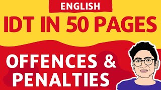 Offences amp Penalties GST Revision ENGLISH May 23  CA Final IDT in 50 pages  CA DHEER MODI [upl. by Aip]