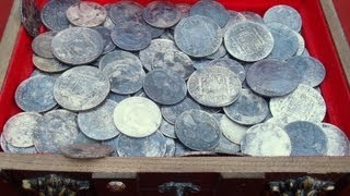 Unbelievable Discovery Massive Silver Treasure Unearthed While Metal Detecting [upl. by Dasi572]