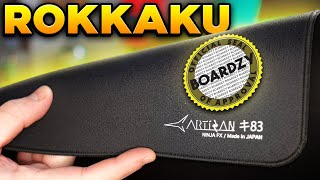 Artisan Key83 Rokkaku Mousepad Review IMPROVED Hien shocking [upl. by Htrap213]