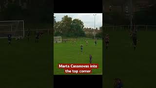 Marta Casanovas goal into the top corner [upl. by Annaoi]