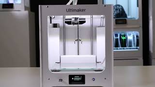 The UltiMaker 2 Connect 3D Printer Starting a 3D Print [upl. by Orvah]