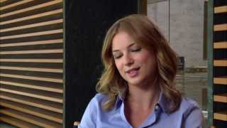 Captain America The Winter Soldier Emily VanCamp quotAgent 13quot Official On Set Interview  ScreenSlam [upl. by Udele]